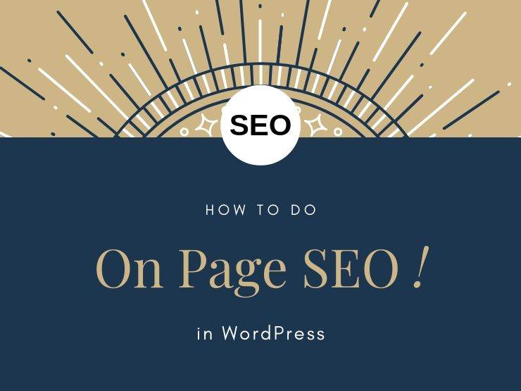 How to do On Page SEO in WordPress