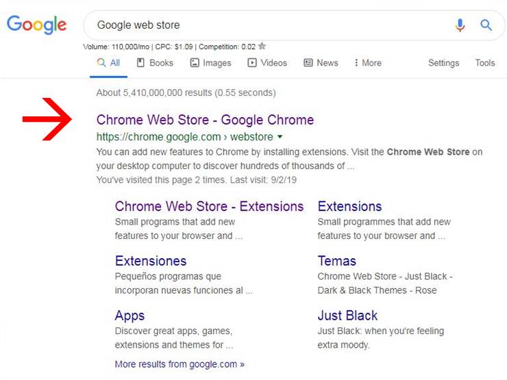 Google web store