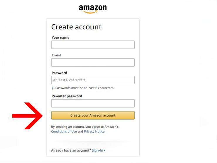 Create Amazon Affiliate Account