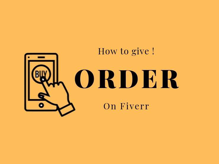 How to give an order on Fiverr