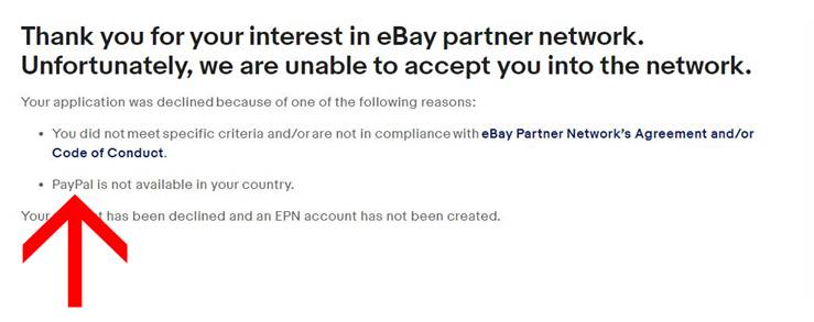 ebay payment method