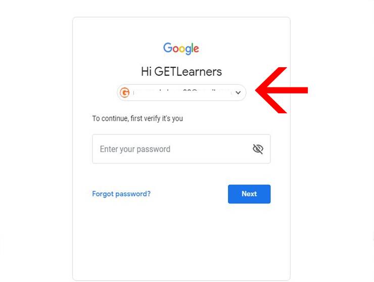 Log in to gmail