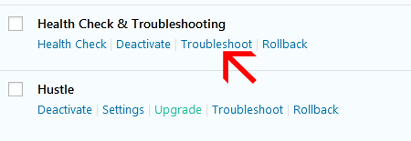 click troubleshooting